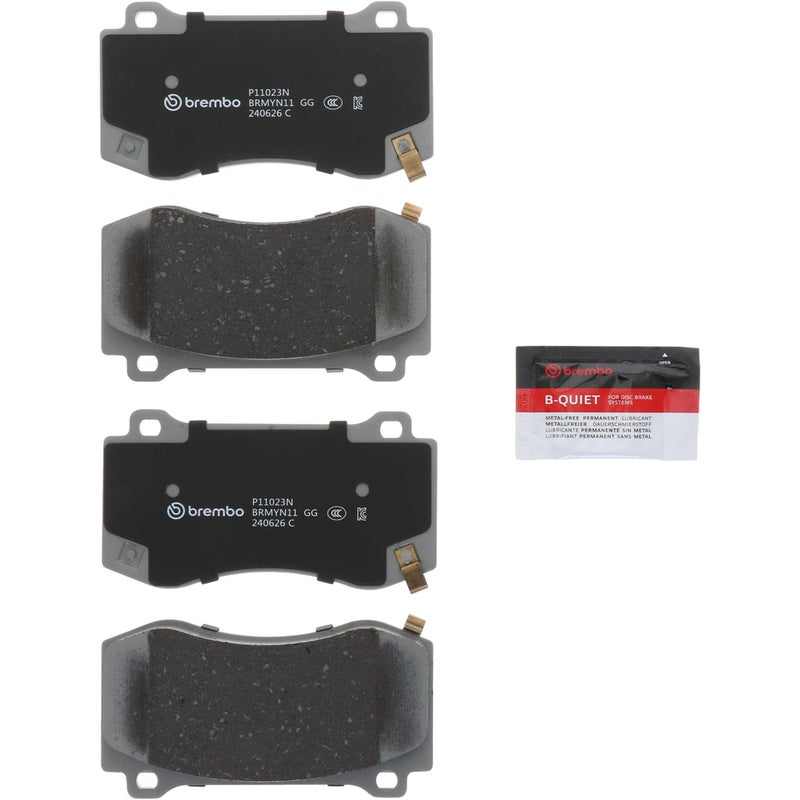 Brembo P11023N Premium Ceramic Front Disc Brake Pad Set CHRYSLER/DODGE/JEEP OE# 68002193AA